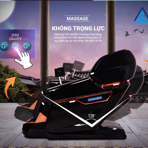 Chế độ không trọng lực ghế massage OKINAWA Majestic Monarch OS 500