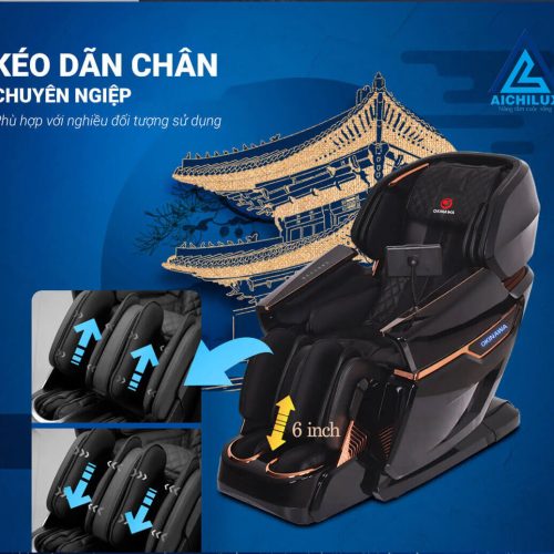 Kéo giãn chân ghế massage OKINAWA Majestic Monarch OS 500