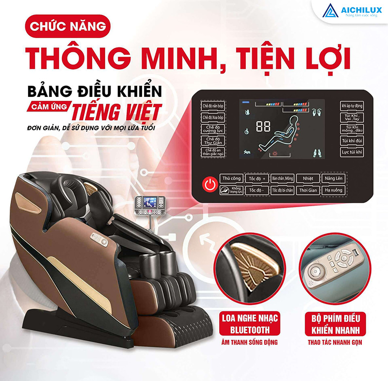 Chức năng ghế massage Okinawg OS – 152